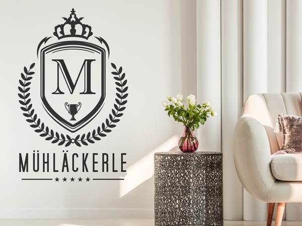 Wandtattoo Mühläckerle Wappen
