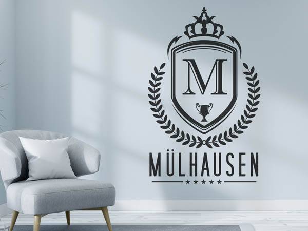 Wandtattoo Mülhausen Wappen