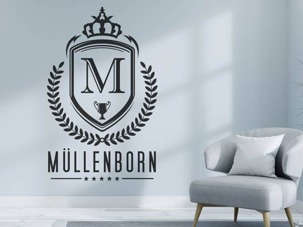 Wandtattoo Müllenborn Wappen