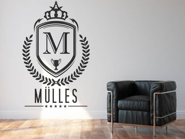Wandtattoo Mülles Wappen
