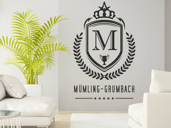 Wandtattoo Mümling-Grumbach Wappen
