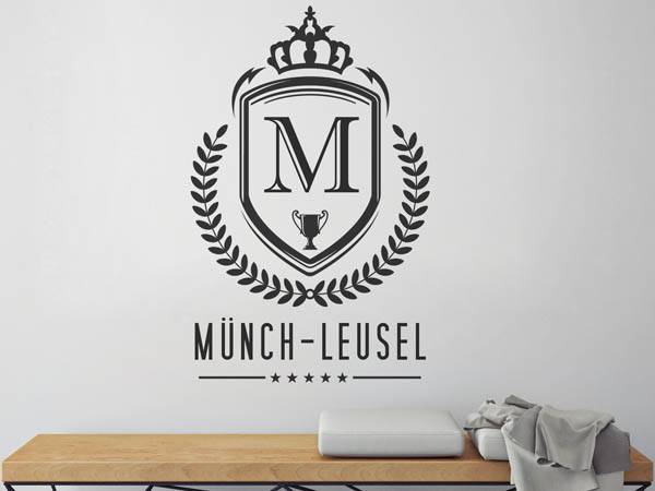 Wandtattoo Münch-Leusel Wappen