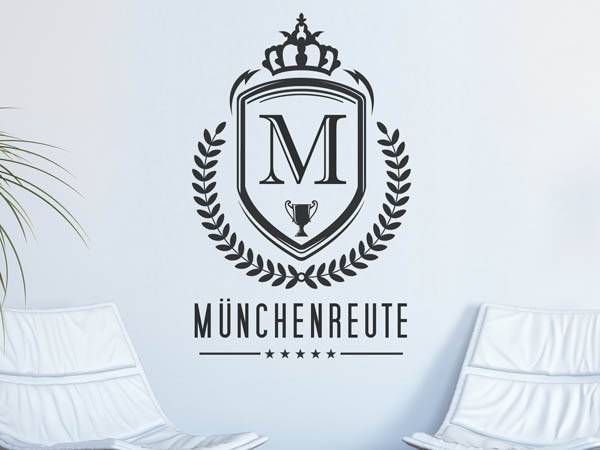 Wandtattoo Münchenreute Wappen