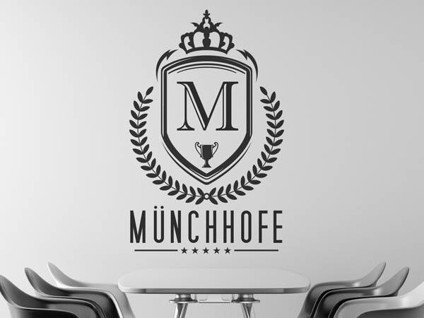 Wandtattoo Münchhofe Wappen