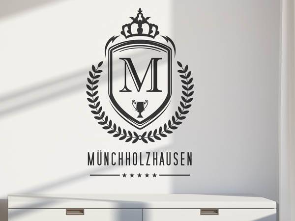Wandtattoo Münchholzhausen Wappen