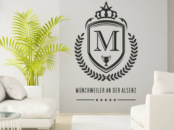 Wandtattoo Münchweiler an der Alsenz Wappen