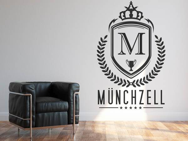 Wandtattoo Münchzell Wappen