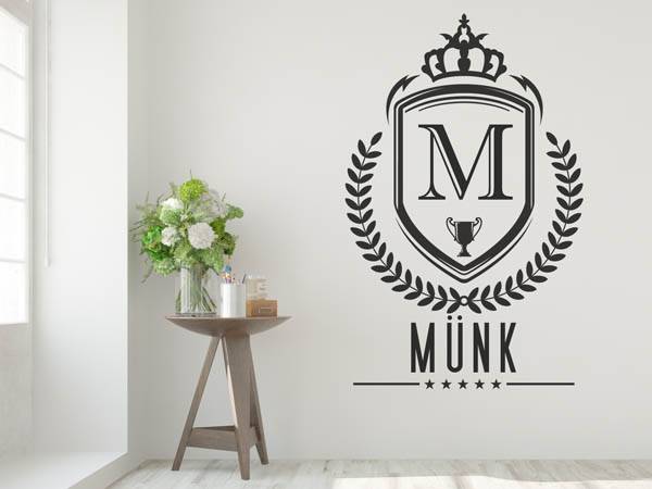 Wandtattoo Münk Wappen