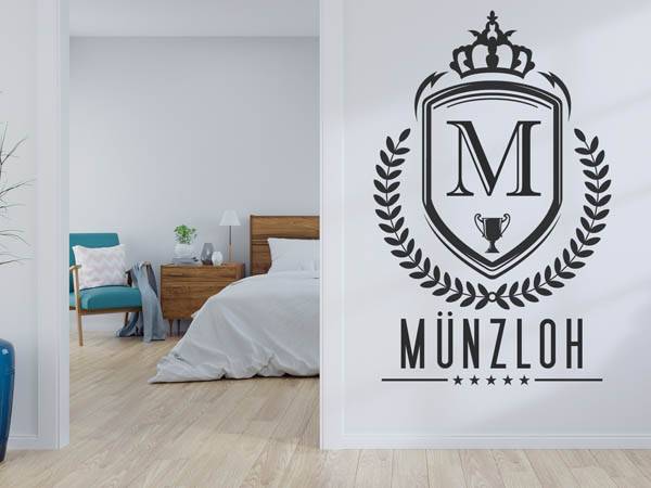 Wandtattoo Münzloh Wappen