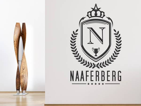 Wandtattoo Naaferberg Wappen