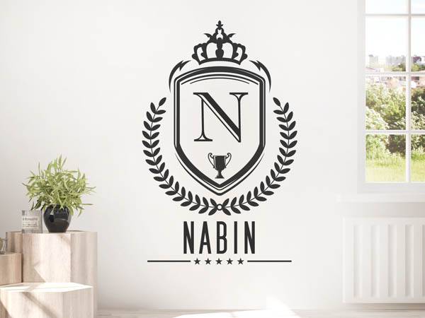 Wandtattoo Nabin Wappen