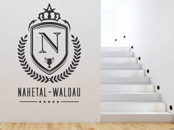 Wandtattoo Nahetal-Waldau Wappen