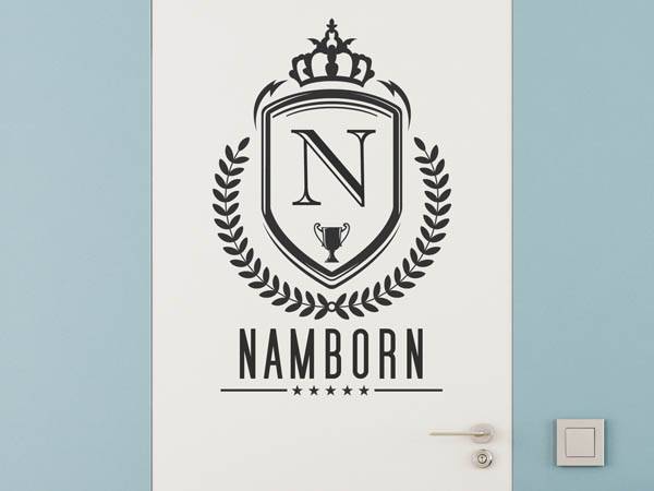 Wandtattoo Namborn Wappen