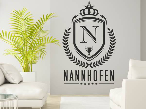 Wandtattoo Nannhofen Wappen
