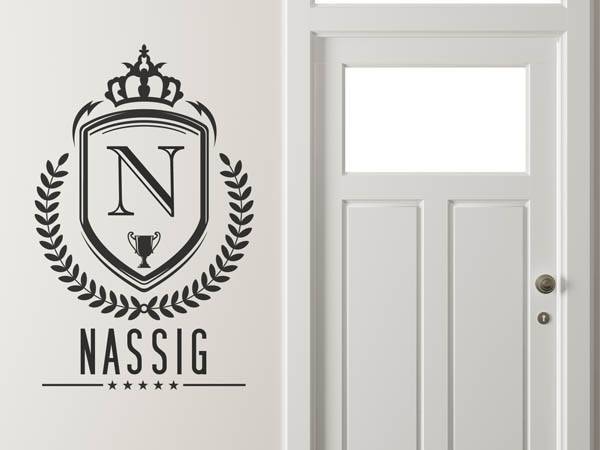 Wandtattoo Nassig Wappen