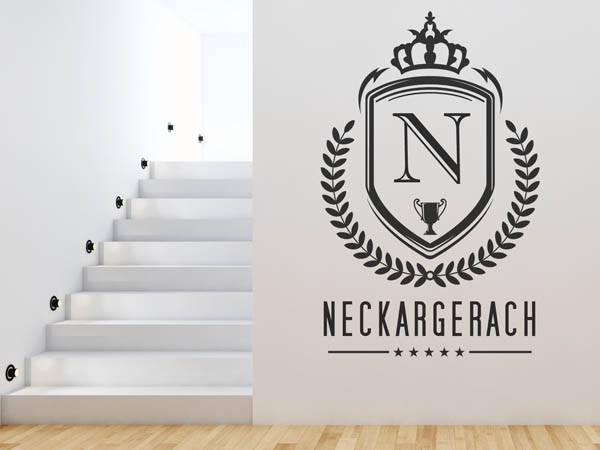 Wandtattoo Neckargerach Wappen