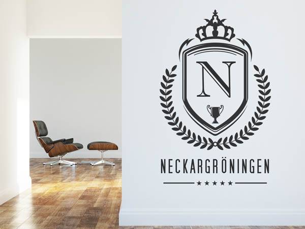 Wandtattoo Neckargröningen Wappen