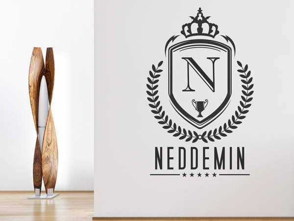 Wandtattoo Neddemin Wappen