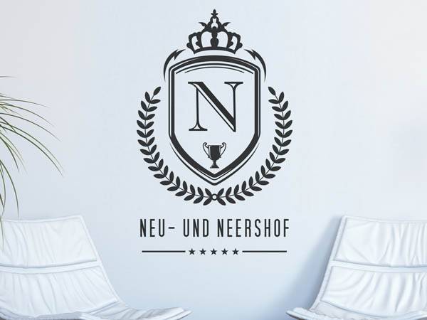 Wandtattoo Neu- und Neershof Wappen