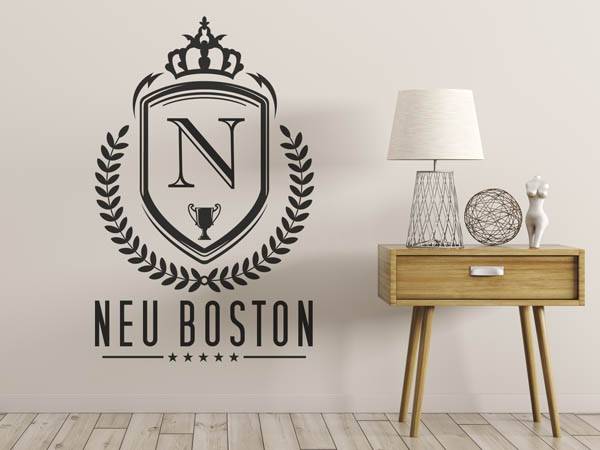 Wandtattoo Neu Boston Wappen