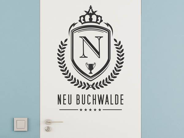 Wandtattoo Neu Buchwalde Wappen