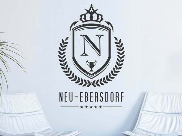 Wandtattoo Neu-Ebersdorf Wappen