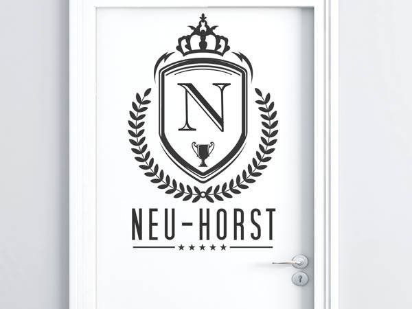 Wandtattoo Neu-Horst Wappen
