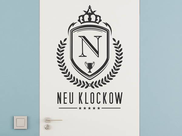 Wandtattoo Neu Klockow Wappen