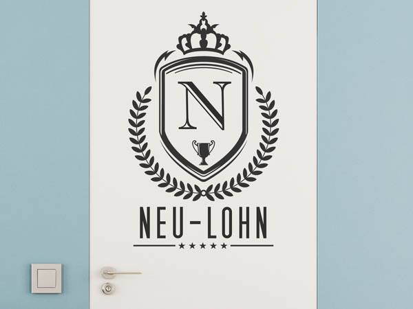 Wandtattoo Neu-Lohn Wappen