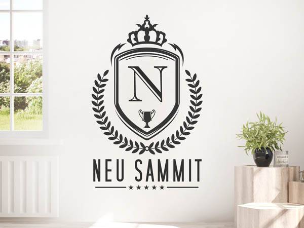 Wandtattoo Neu Sammit Wappen