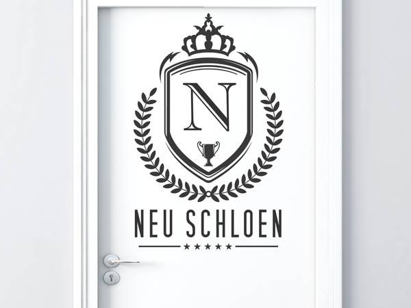 Wandtattoo Neu Schloen Wappen