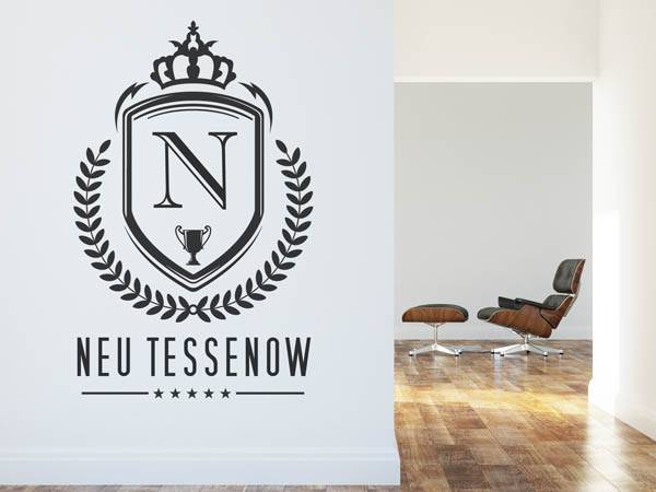Wandtattoo Neu Tessenow Wappen