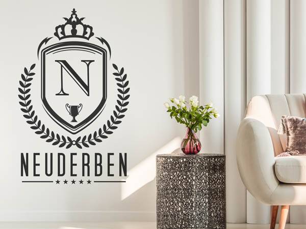Wandtattoo Neuderben Wappen
