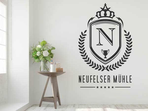 Wandtattoo Neufelser Mühle Wappen