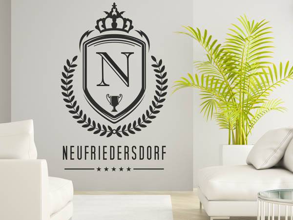 Wandtattoo Neufriedersdorf Wappen