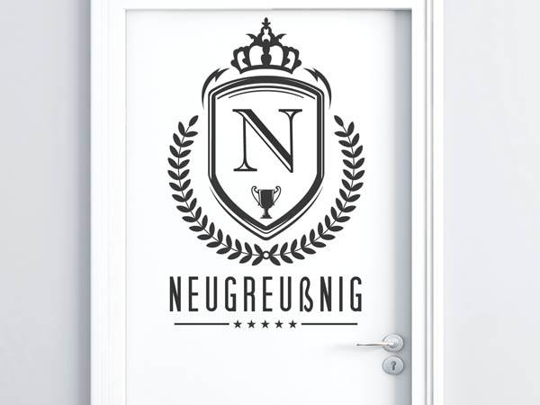 Wandtattoo Neugreußnig Wappen