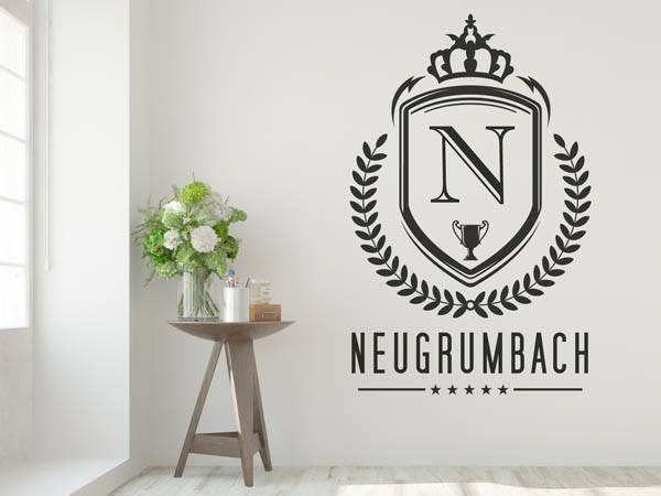Wandtattoo Neugrumbach Wappen