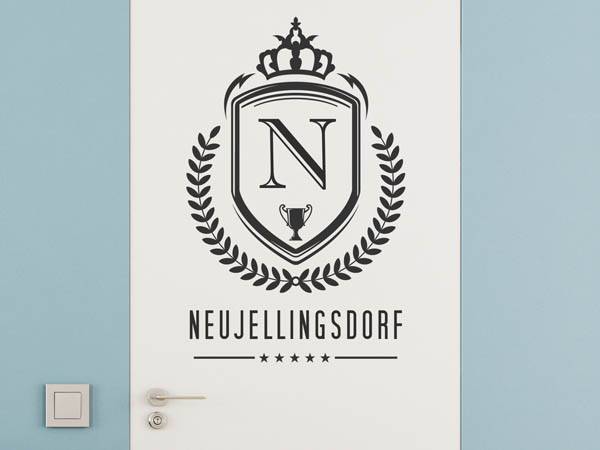 Wandtattoo Neujellingsdorf Wappen