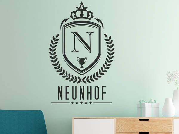 Wandtattoo Neunhof Wappen
