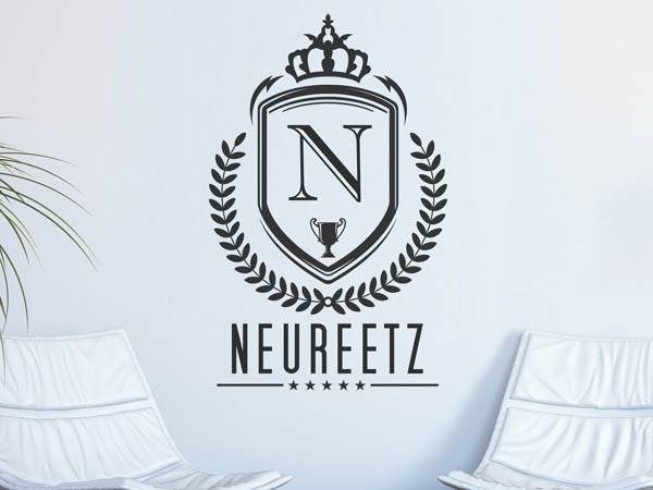 Wandtattoo Neureetz Wappen