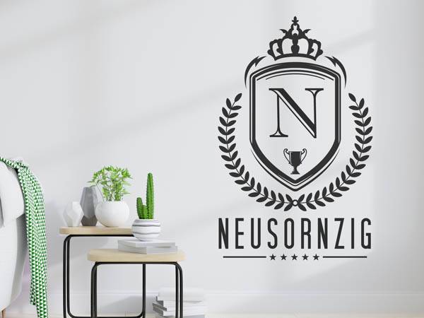 Wandtattoo Neusornzig Wappen