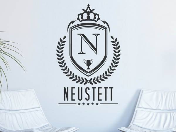Wandtattoo Neustett Wappen