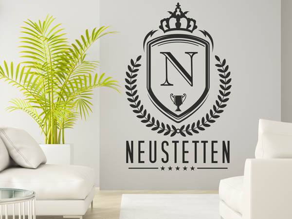 Wandtattoo Neustetten Wappen