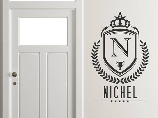 Wandtattoo Nichel Wappen