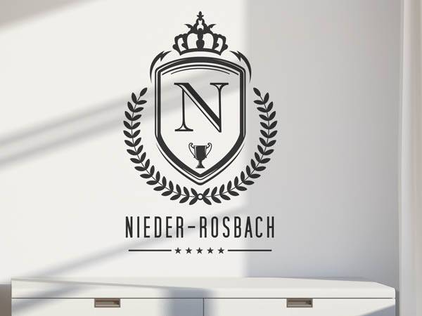Wandtattoo Nieder-Rosbach Wappen