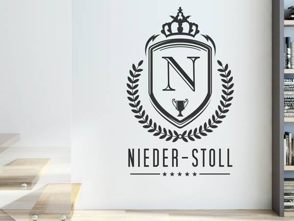 Wandtattoo Nieder-Stoll Wappen
