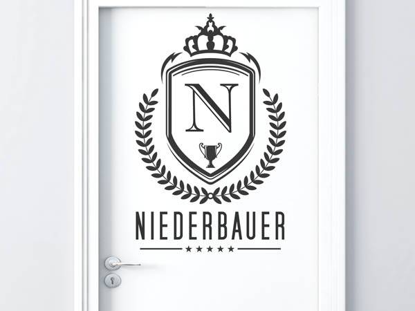 Wandtattoo Niederbauer Wappen