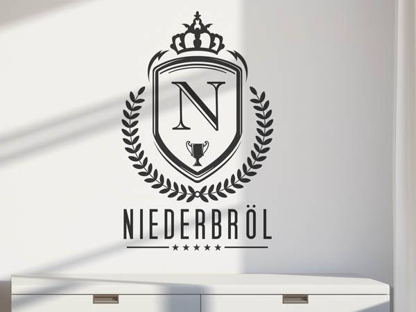 Wandtattoo Niederbröl Wappen