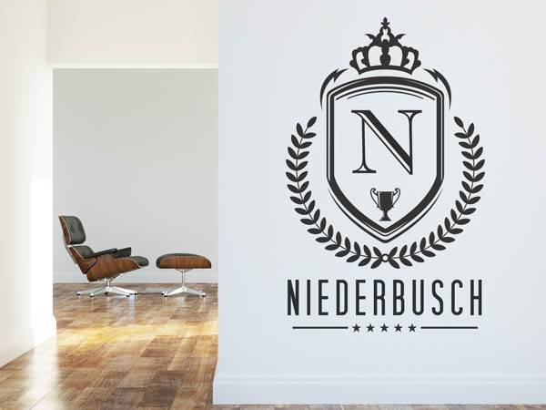 Wandtattoo Niederbusch Wappen