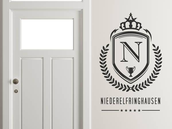 Wandtattoo Niederelfringhausen Wappen